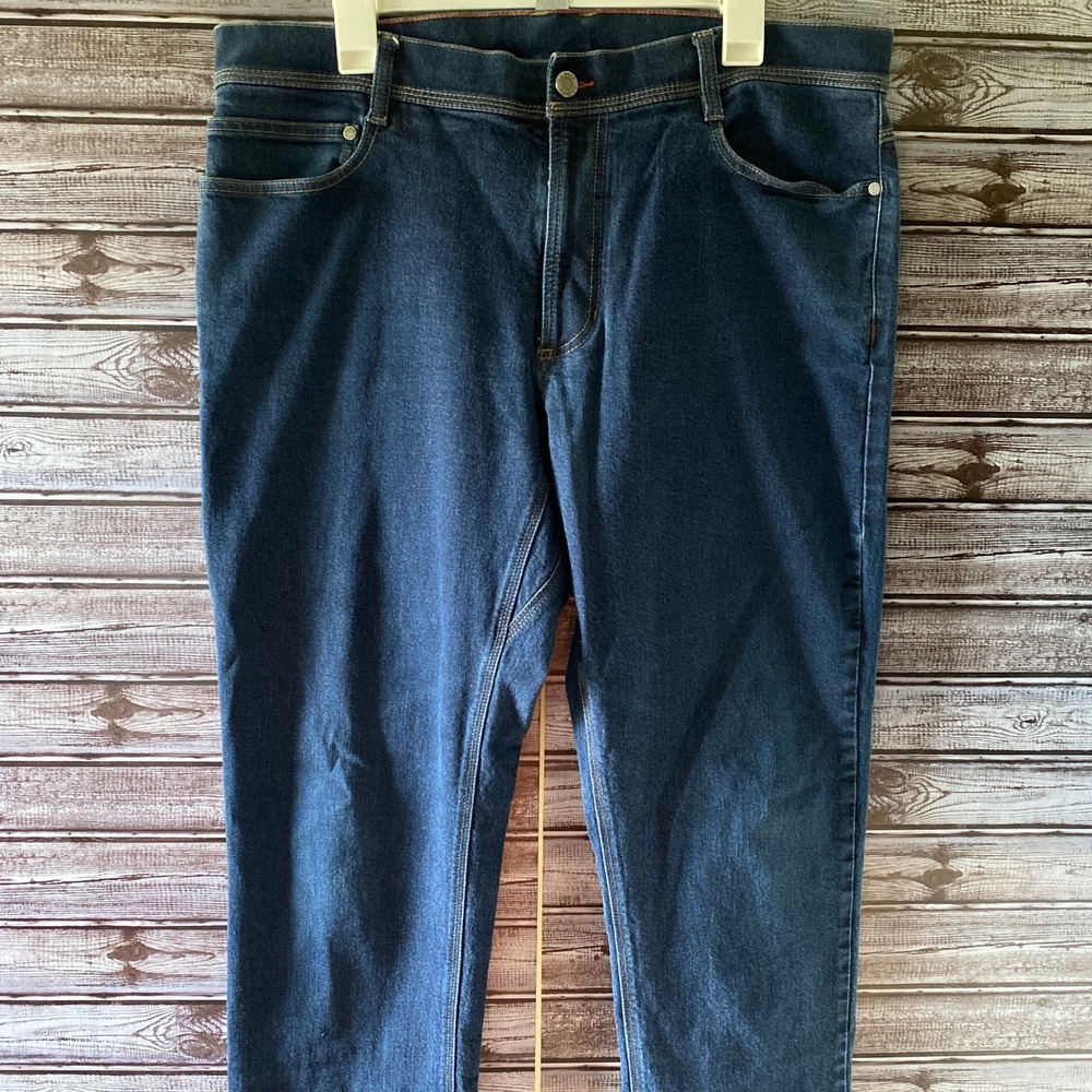 LL Bean Men's‎ Jeans Size 38 x 34 Blue Denim Pockets Logo